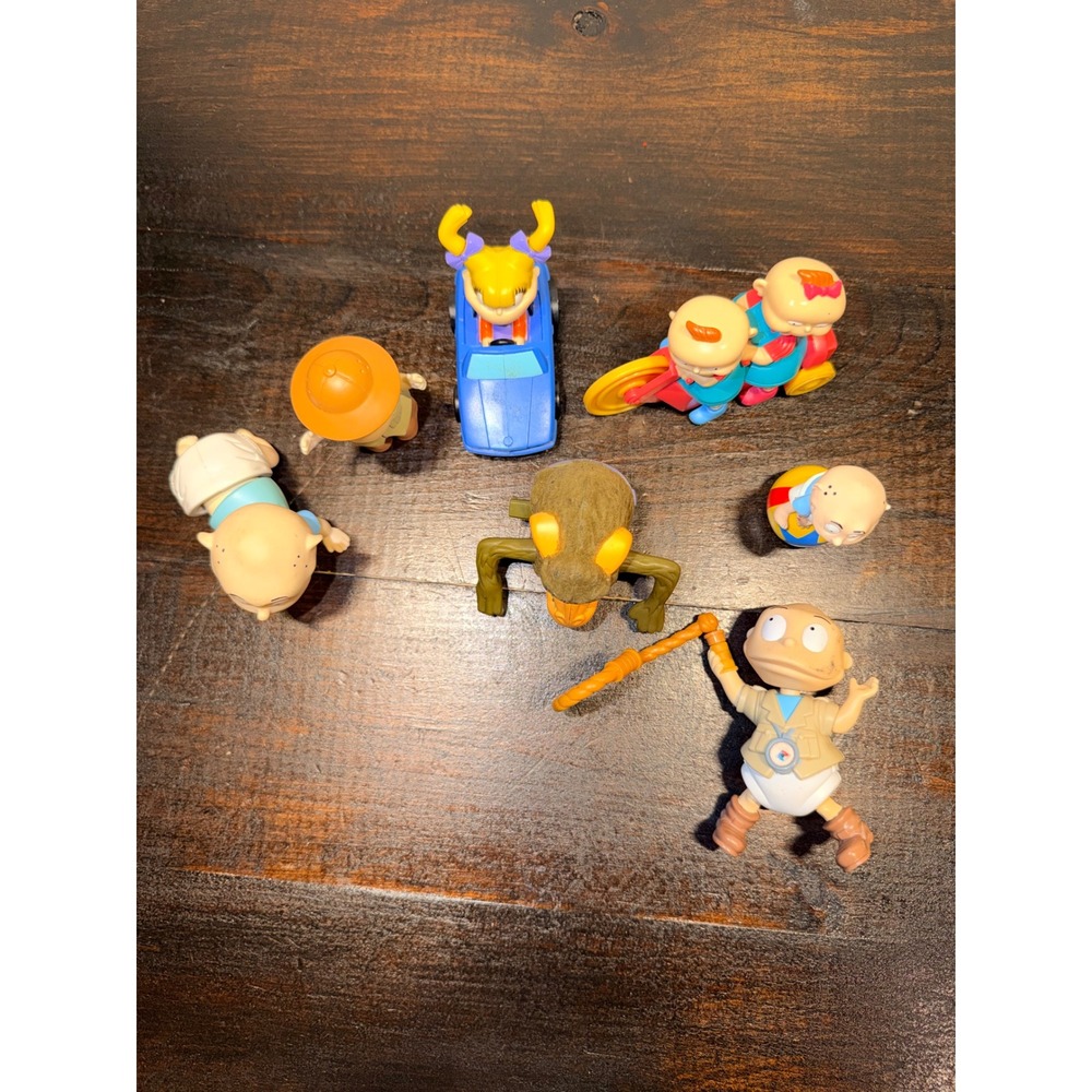 Lot Vintage 90's Rugrats The Movie Burger King Kids Club Toy Figure - Picture 9 of 10
